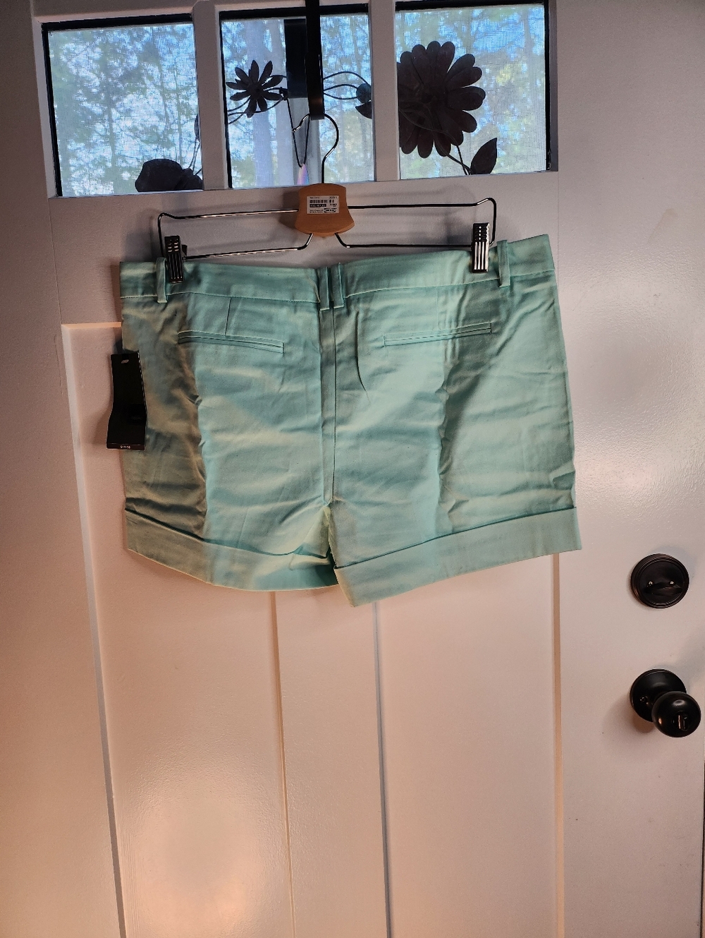 Mossimo Supply Co. High-Waist Mint Green Cuffed Shorts